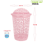 Nakoda Excel Plastic Laundry Basket - Large 50 L 