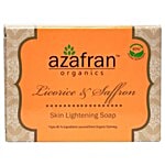 Azafran Organics Liquorice & Saffron Skin Lightening Soap 100 g