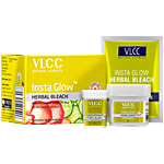 VLCC Insta Glow Herbal Bleach - Fades & Lightens Facial Hair 27 g