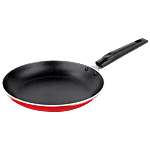 Nirlon Non-Stick Tapper Fry Pan - 20 Cm, Red 1 pc