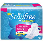 STAYFREE Sanitary Pads - Secure Xl Ultra-Thin, with Wings 6 pcs 