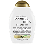OGX Nourishing + Coconut Milk Shampoo, Sulfate Free Surfactants 385 ml 
