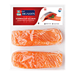 Big Sam's Frozen Salmon Skin-on Portions 250 g