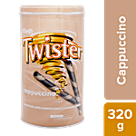 Twister Flavoured Cream Wafer Roll - Cappuccino 320 g