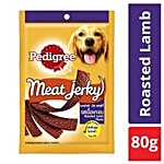 Pedigree Meat Jerky Stix - Roasted Lamb Flavour, For Adult Dogs 80 g Pouch