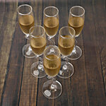Ocean Glass Set - Salsa Flute Champagne 165 ml (Pack of 6)