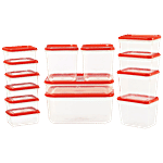 All Time All Time Plastic Polka Masala Container - Transparent 14 pcs