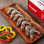 fresho! White Prawn - Small Unpeeled 250 g (Gross Weight 250 g, Net Weight 250 g)