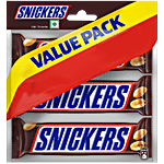 Snickers Peanut Filled Chocolate Bar - Value Pack 120 g (3x40 g)