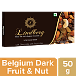 Lindberg Fruit & Nut Chocolate Bar - Pure Belgian 50 g