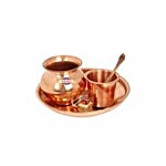 Hazel Puja Hawan Copper Panchpatra S3 - Copper 1 pc 