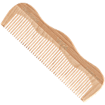 Vega Grooming Wooden Comb - HMWC-04, Colour May Vary 1 pc