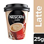 Nescafe  Latte Coffee Cup With Instant Powder Premix - Creamy, Rich, Aromatic Flavour 25 g 