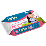Little's Soft Cleansing Extra Thick & Moist Baby Wipes 80 pcs