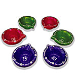 Om Bhakti Diya & Batti - Small 6 pcs