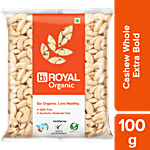 bb Royal Organic - Cashew/Kaju Whole Extra Bold 100 g