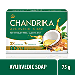 Chandrika Ayurvedic Soap with 2x Coconut Oil & Herbs 75 g