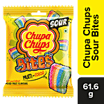 Chupa Chups Mixed Fruit Flavours Soft & Chewy Sour Bites 61.6 g 