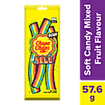 Chupa Chups Sour Belt Mixed Fruit Soft & Chewy Toffee 57.6 g 