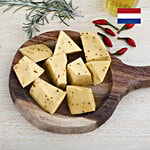 Fresho Signature Gouda Cheese - Whole Mustard, Diced 100 g