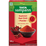 Tata Sampann Kashmiri Red Chilli/Lal Mirchi Powder With Natural Oils 100 g