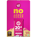 Yoga Bar 20g Protein Bar - Double Chocolate, No Added Sugar, Loaded With Fibre 70 g Box (Pack of 6)