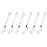Crystal SS SLEEK DESSERT FORK 6 pcs