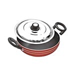 Crystal Kadai with Lid - Platinum 25 cm