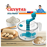 Crystal Atta Maker - Plastic, Blue, Detachable Components, For Kneading Dough 1 pc