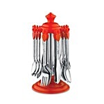 Ritu Cutlery Set Cute - Revolving Stand 24 pcs