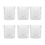 Hi-Luxe Nigara Whisky Glass/Tumbler 280 ml (Pack of 6)