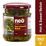 Neo Hot & Sweet Relish Pickle 190 g Bottle