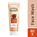 Lever Ayush Natural Fairness Natural Ayurvedic Saffron Face Wash 80 g 