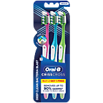 Oral-B Bacteria Blast Toothbrush - With Criss Cross Bristles, Soft 1 pc (Buy 2 Get 1 Free)