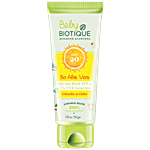 BIOTIQUE Bio Aloe Vera Baby Sun Block SPF 20 UVA/UVB Sunscreen - 6 Months Or Older 50 ml 