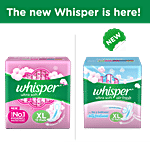 Whisper  Ultra Soft Air Fresh Sanitary Pads - XL 15 pcs