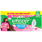 Whisper Whisper Ultra Skin Love Soft Sanitary Pads For Women - XL 30 pcs