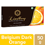 Lindberg Orange - Pure Belgian Dark Chocolate 50 g