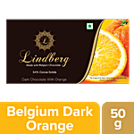 Lindberg Belgian Dark Chocolate - Orange, 54% Cocoa Solids 50 g