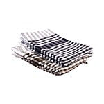 Aarna Clean Cotton Checked Cloth - Assorted Color, Big 4 pcs
