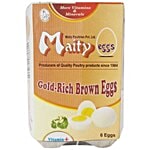 Maity Eggs Eggs - Brown 6 pcs 
