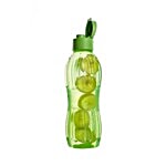 Signoraware Fliptop-Aqua Fresh Plastic Water Bottle Set 1 L Green