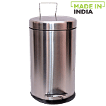 Jai Veer Stainless Steel Dustbin / Garbage Bin Pedal 5 L