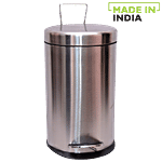 Jai Veer Stainless Steel Pedal Dustbin / Garbage Bin 7 L