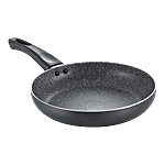 Prestige Omega Deluxe Granite Fry Pan - 5 Layer, Induction Base, Non Stick Coated, 24 cm, Bakelite Handle, 36305 1.7 L