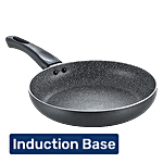 Prestige Omega Deluxe 36305 Non-Stick Granite Fry Pan - With Bakelite Handle, 24 cm, Induction 1.7 L