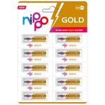 Nippo Battery AAA Gold 15V 4DG 10 pcs 