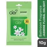 Godrej Aer Power Pocket - Long Lasting Bathroom Fragrance, Floral Delight 10 g 