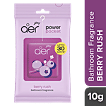 Godrej Aer Power Pocket - Long Lasting Bathroom Fragrance, Berry Rush 10 g