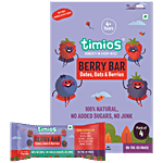 Timios Berry Bar - Dates, Oats & Berries, 4+ Years 30 g (Pack of 4)
